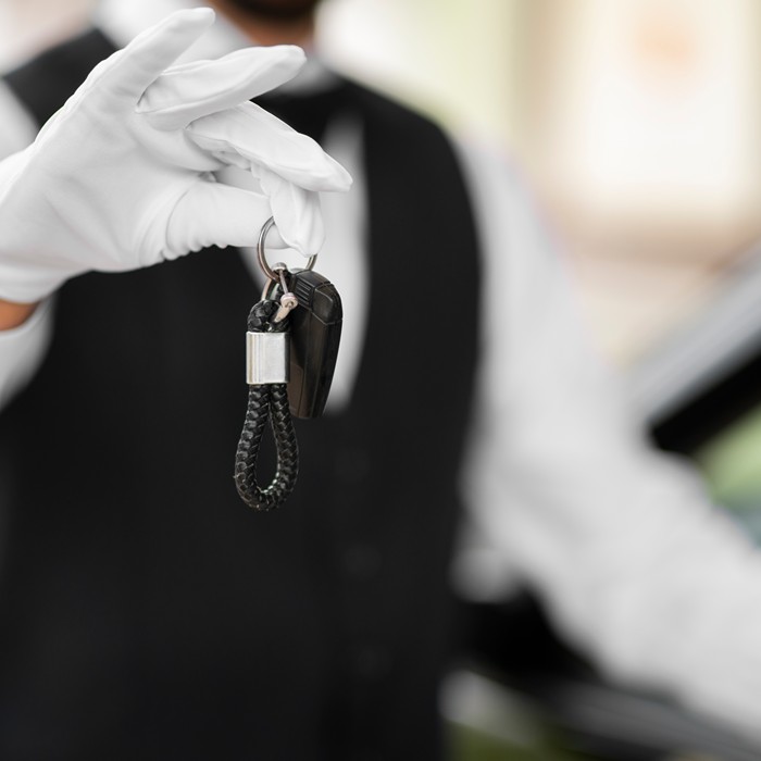 Locksmith performing key extraction servic