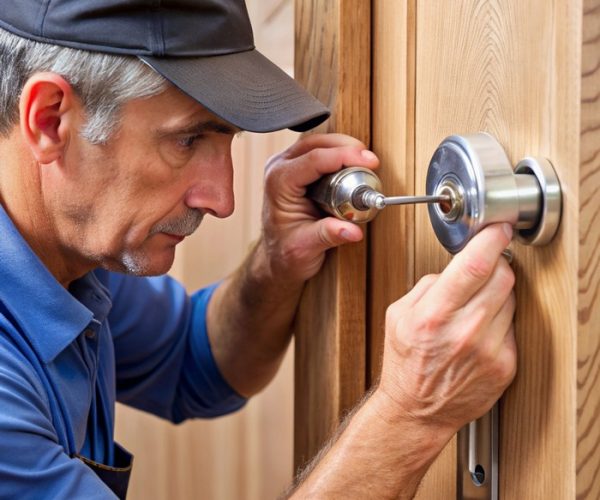 Key extraction service performed by a professional locksmith