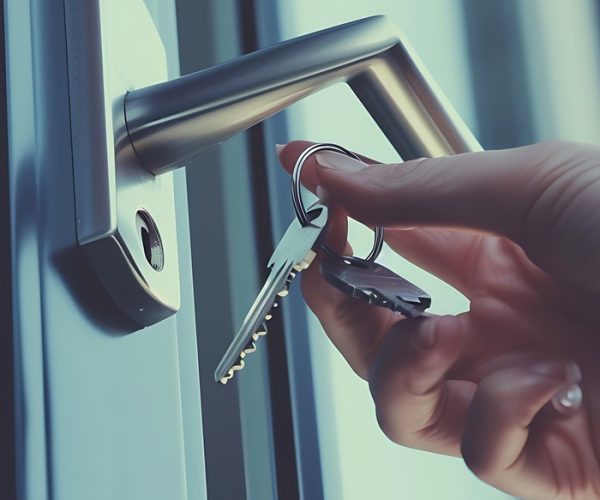Smart access control panel for business security